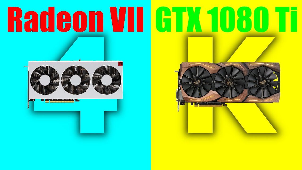 AMD Radeon VII vs Nvidia Geforce GTX 1080 Ti | Tested in 8 Games at 4K