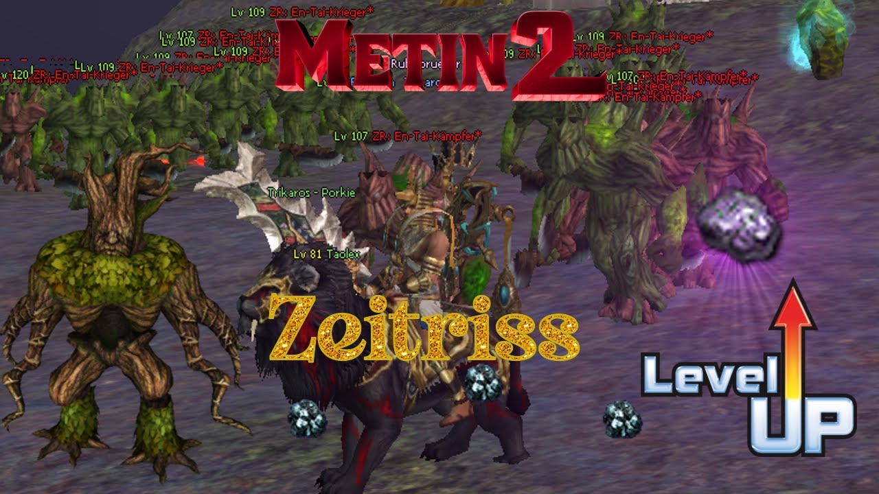 Metin2 DE RUBY/Chimera: Zeitriss Map lvln & Cor Dämonis farmen als Krieger ohne Buff/70er Bio