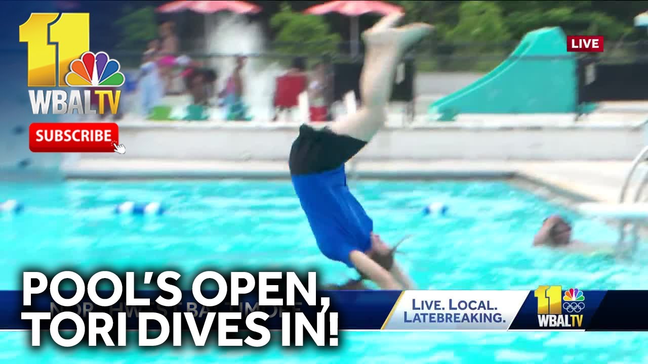 City pools open, so Tori Yorgey dives in!