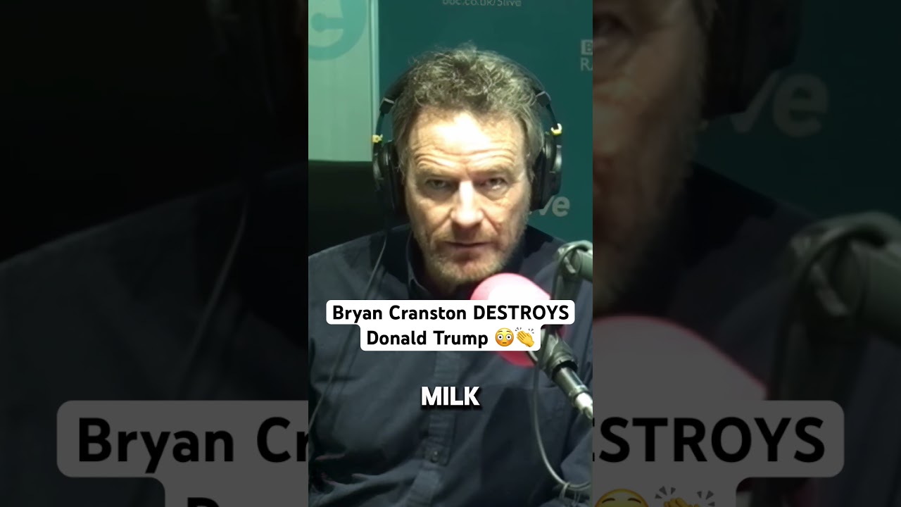 Bryan Cranston DESTROYS Trump #bryancranston #trump #democrats