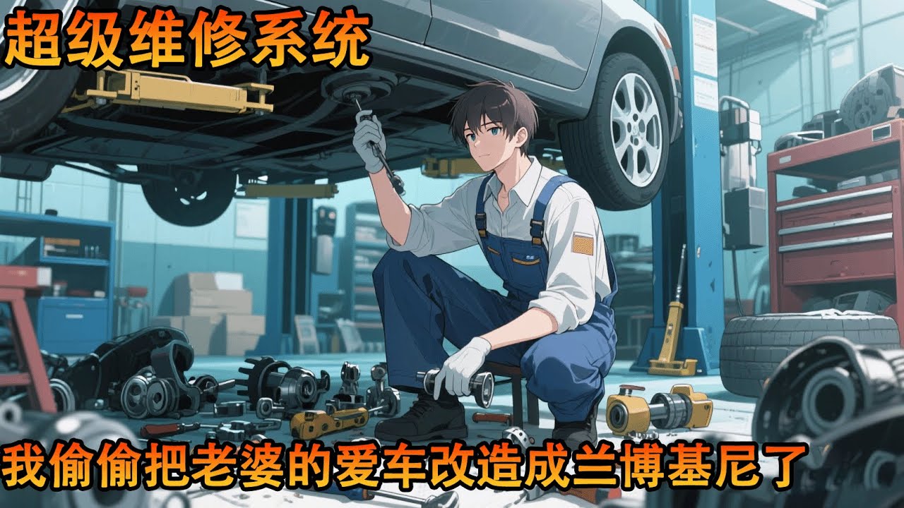 你老婆让你去修车，却不想你开启了超级维修系统，去什么维修店，我自己修！直接给老婆的车改成超跑！#小说 #热血 #冒险