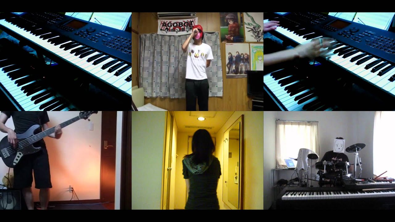 [HD]nichijou OP [Hyadain no Jo-Jo-Yu-Jo-] Band cover