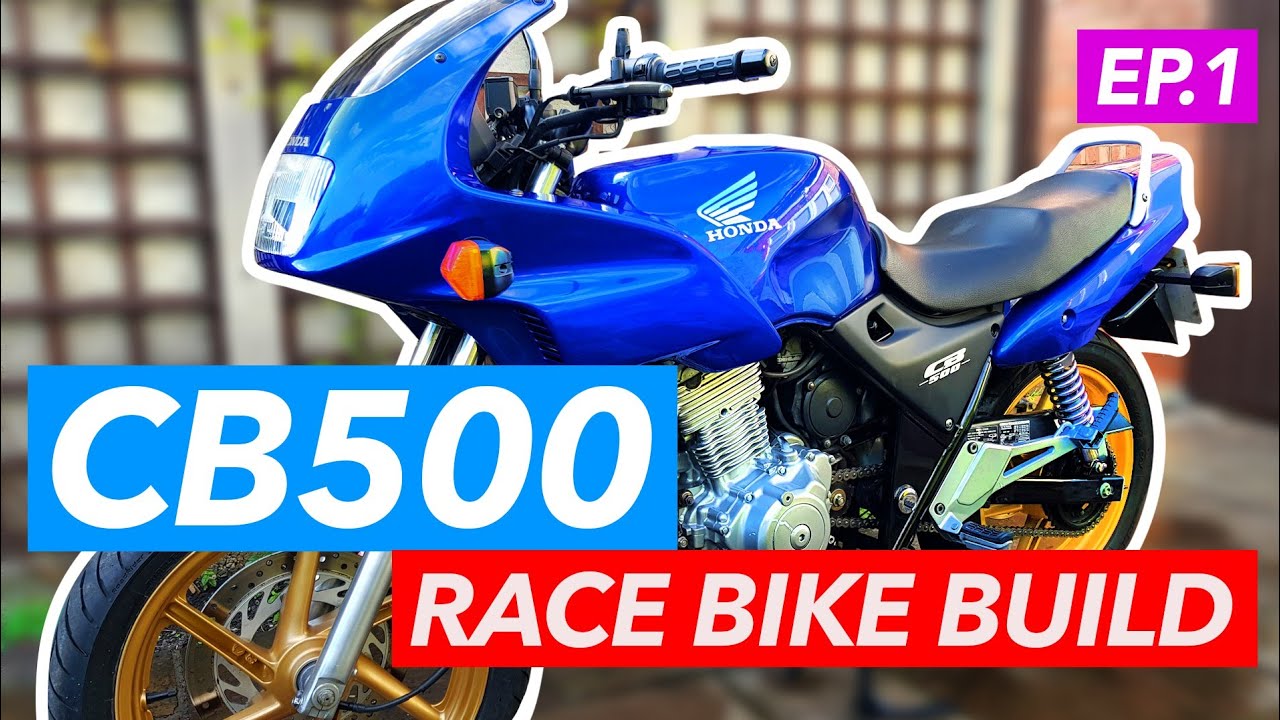 Honda CB 500 road to race bike build (part 1) walkaround and teardown pc32 pc32s 93-01