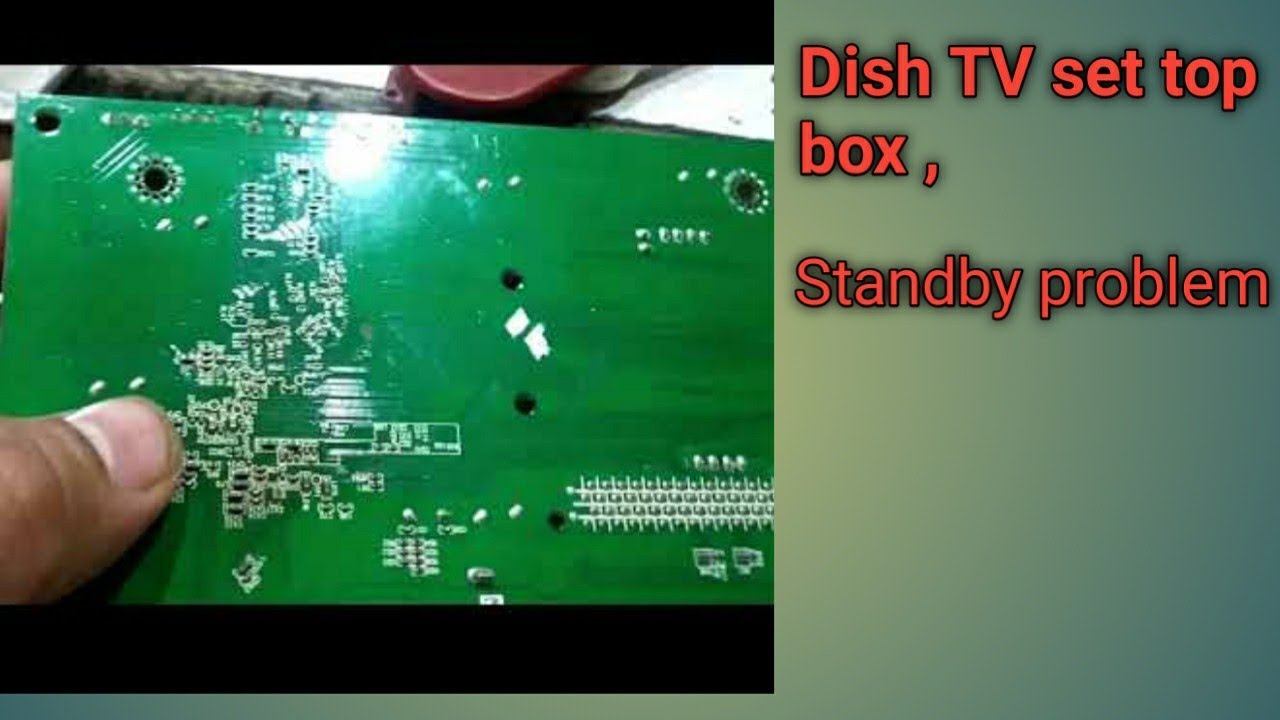 how to repair,Dish TV  set top box red light problem , standby problem , onliy red light blinking