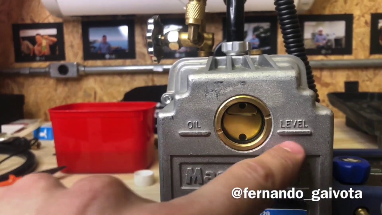 Bomba de vácuo manutenção e troca de óleo