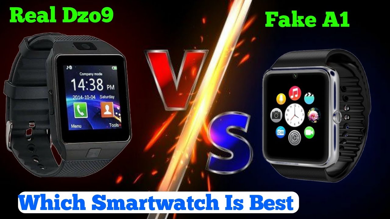 A1 Fake VS Dzo9 Real Smartwatch | dzo9 vs A1 smartwatch review #smartwatchclub #dz09 #viralvideo