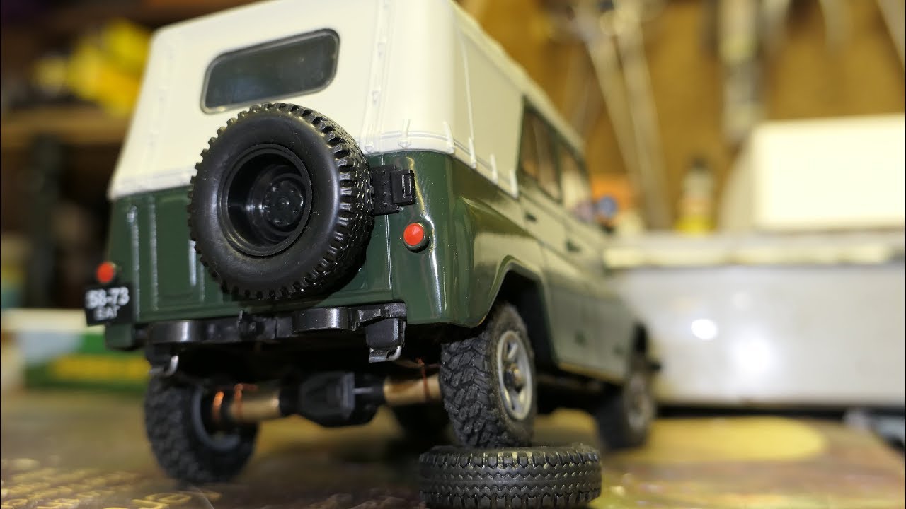Строю модель УАЗ 469 на Р/У в масштабе 1:24, часть 3