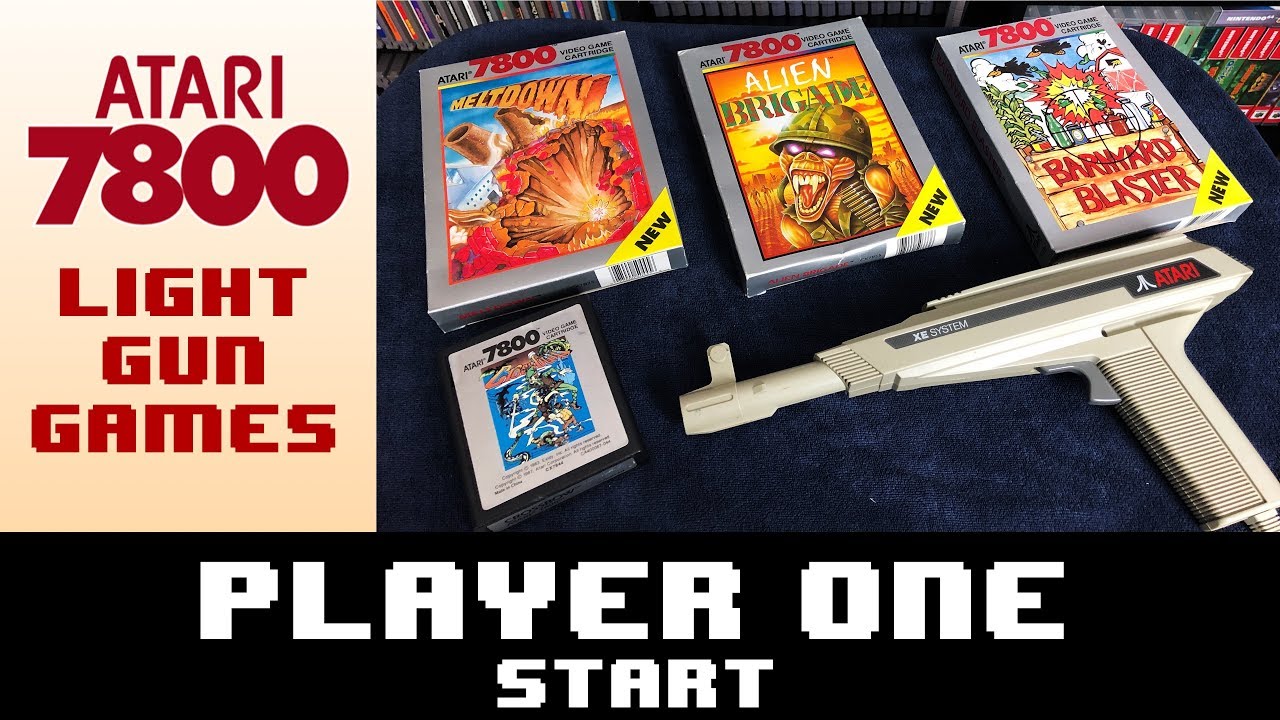 Atari 7800 Light Gun Games - Player One Start