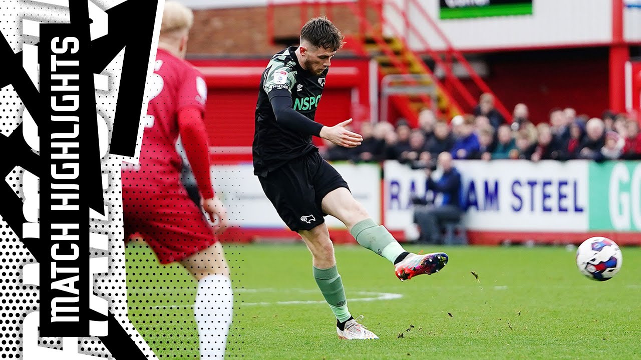 HIGHLIGHTS | Cheltenham Town Vs Derby County