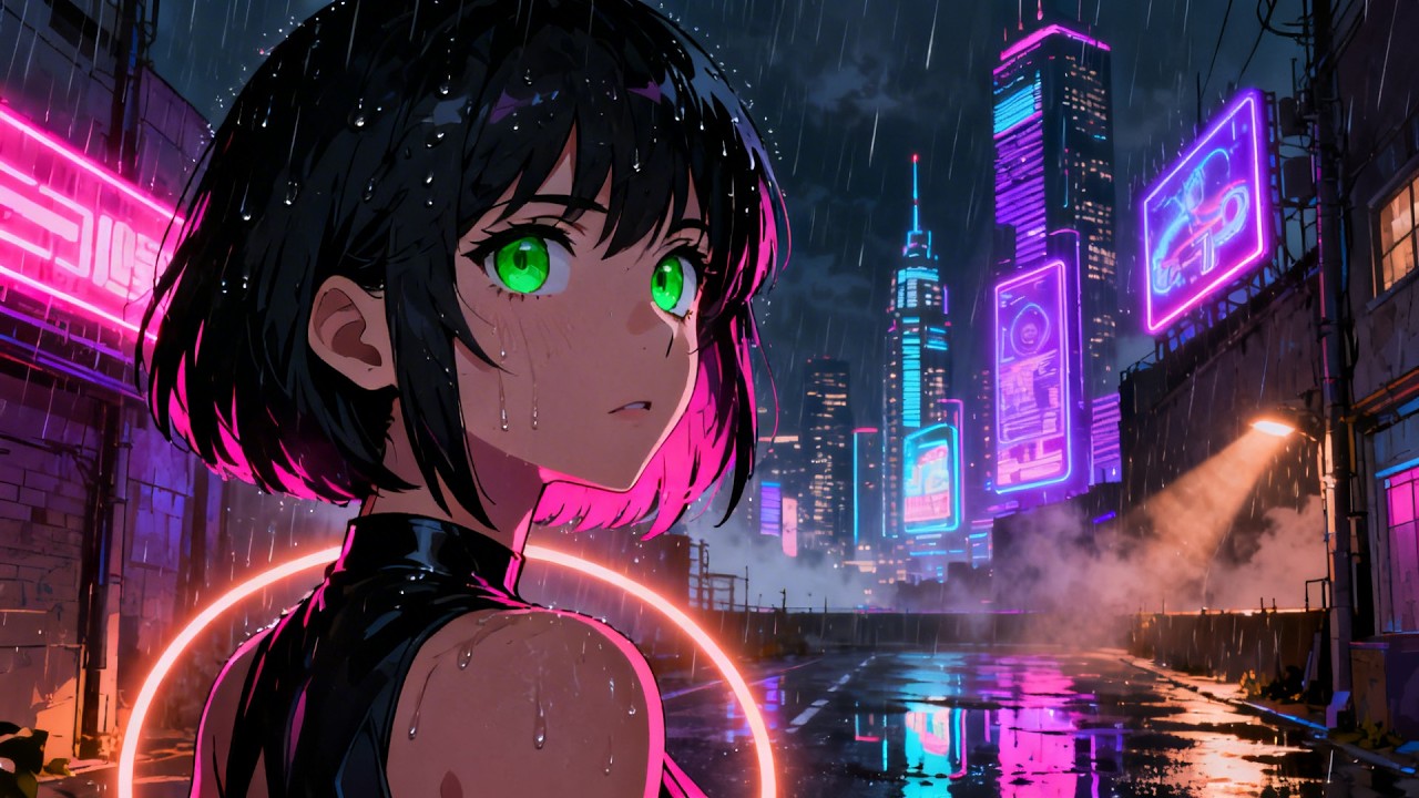 1988 NEON RAIN // Synthwave Mix • Cyberpunk Atmosphere • Late Night Focus