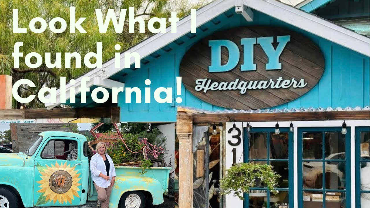 I Visited DIY Headquarters! 🎨 IOD Vida Flora Paint Inlay Reveal & Suitcase Transformation!