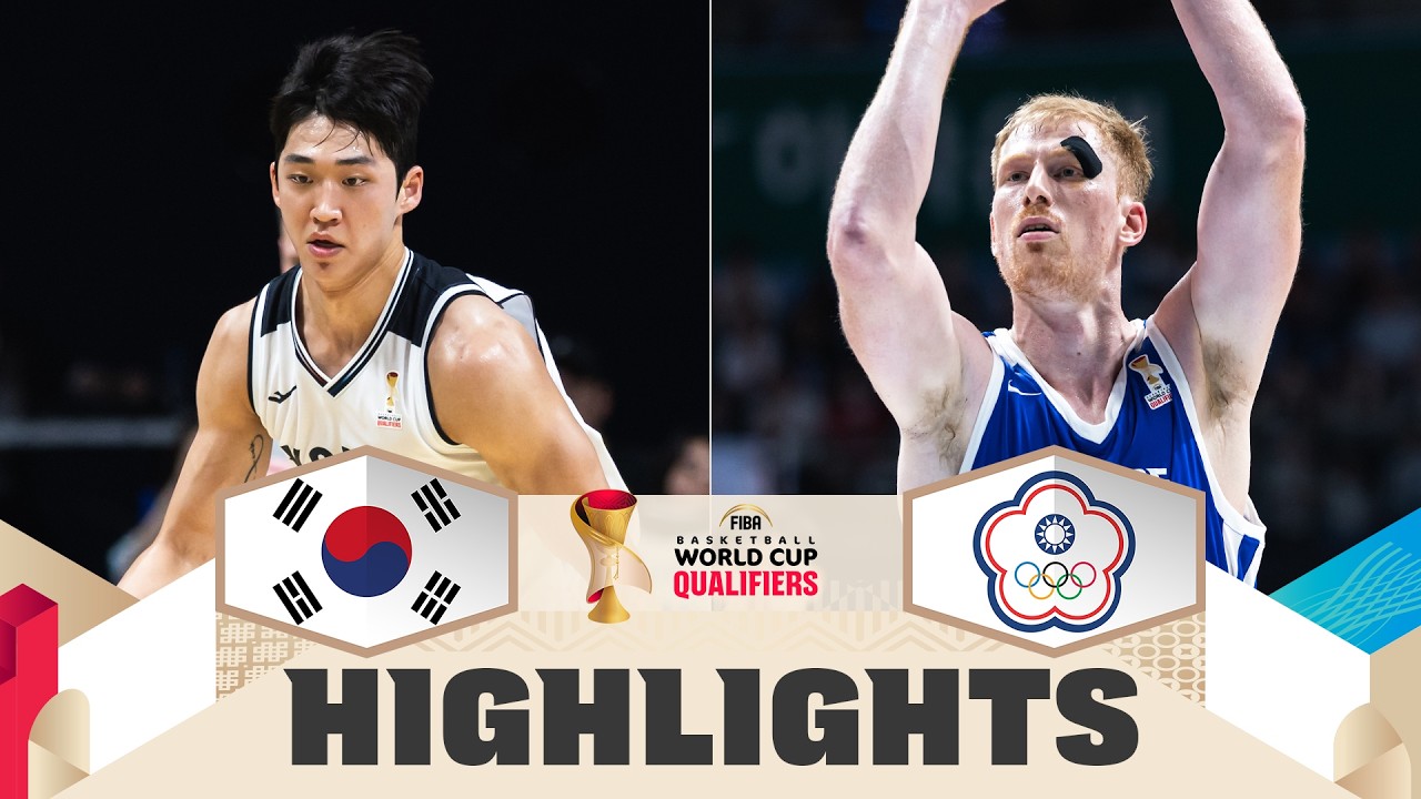 Korea v Chinese Taipei | Highlights | FIBA Basketball World Cup 2027 Asian Qualifiers