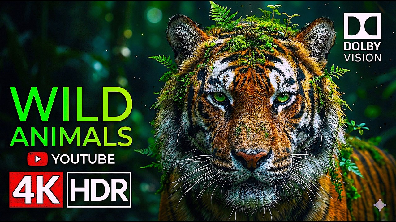 STUNNING 4K HDR 60FPS - Majestic Wild Animals (OLED Demo) - Dolby Vision