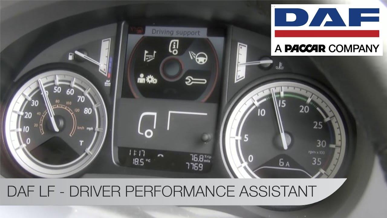 DAF Trucks UK | Обучение водителей LF | Помощник по эффективности вождения (DPA)