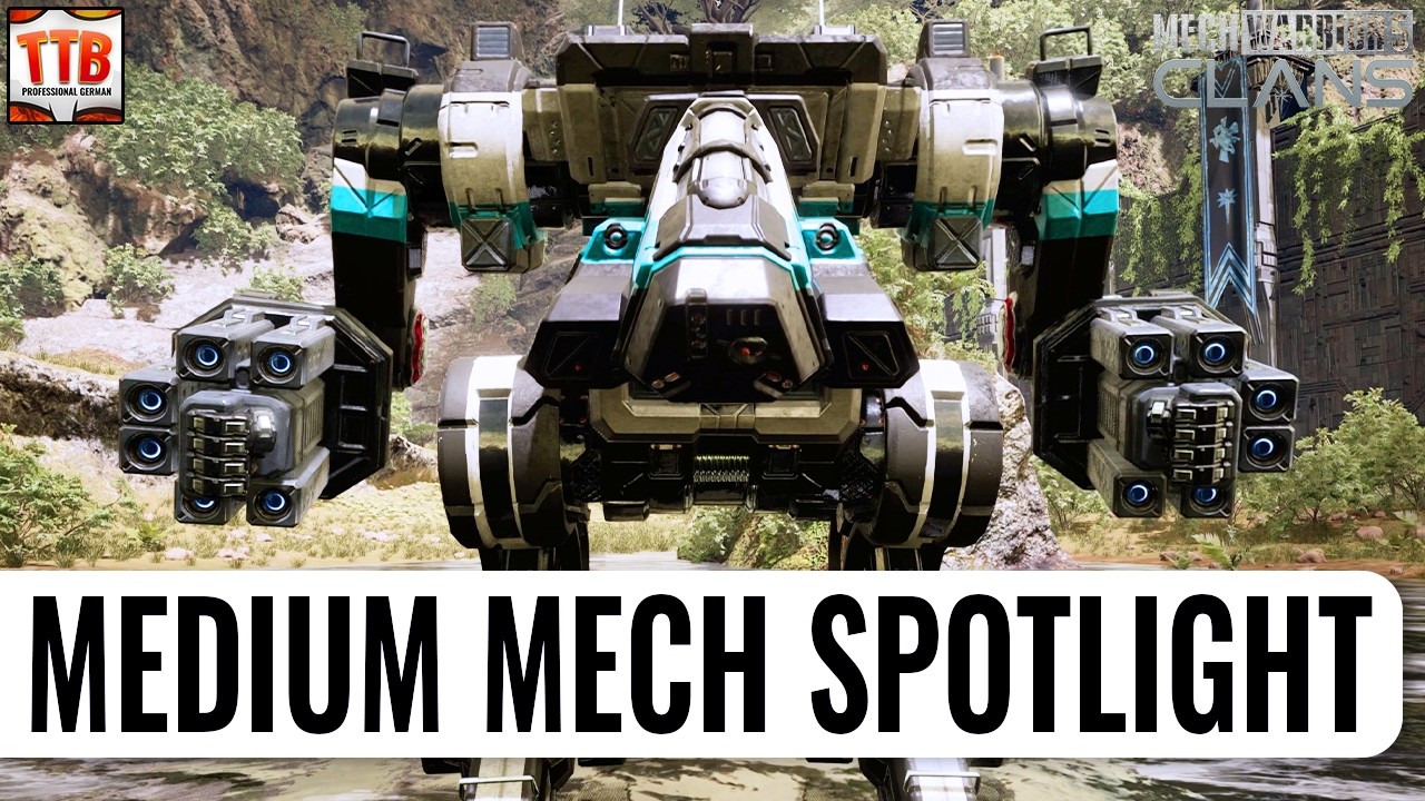 Meet the MEDIUM MECHS of Mechwarrior 5 Clans!