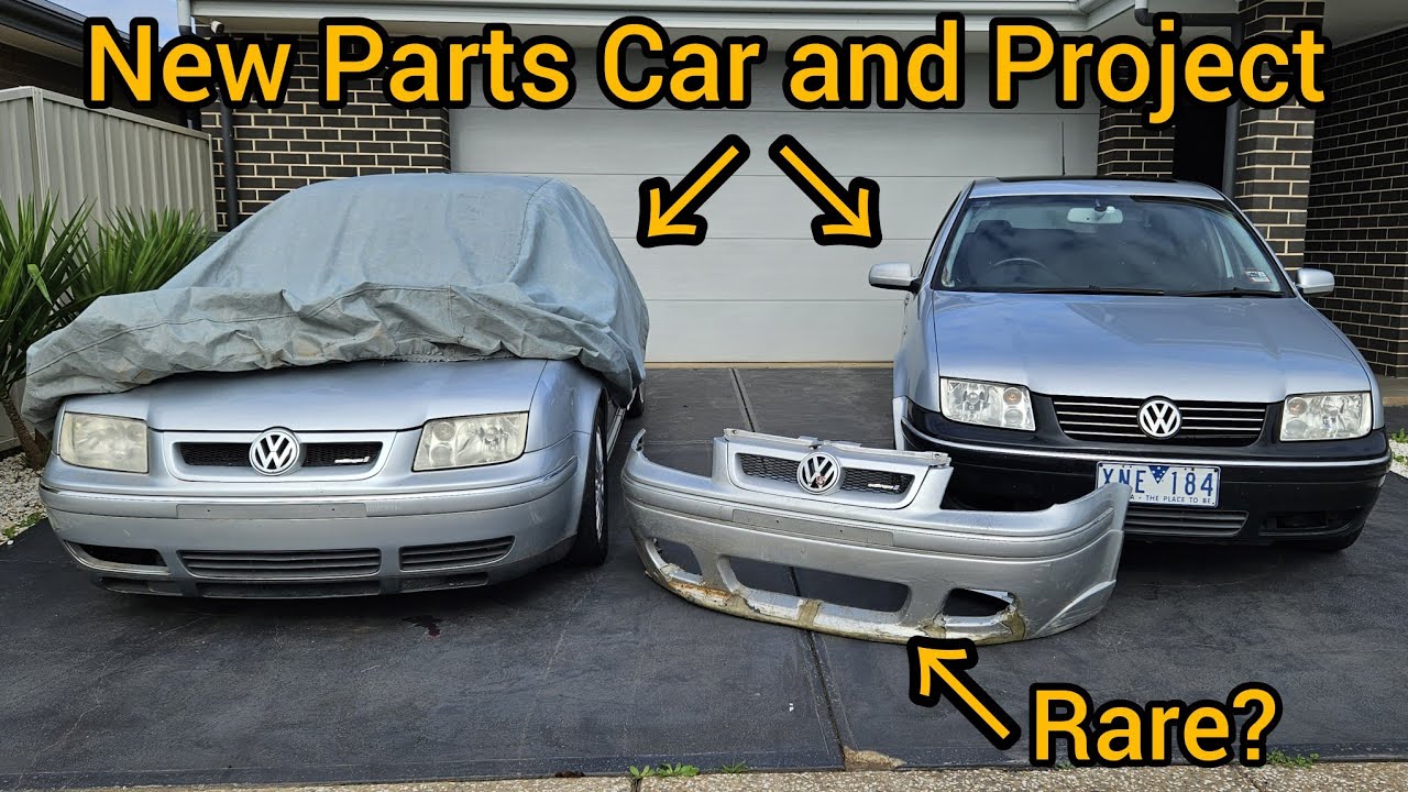 I found a VW MK4 VR5 Bora/Jetta with RARE Oettinger body kit! Parts Car comes in handy!