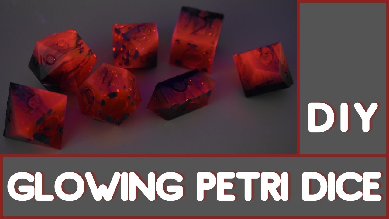 DIY PETRI METHOD UPDATED // Making dice using the petri method with new alcohol inks and cap molds.