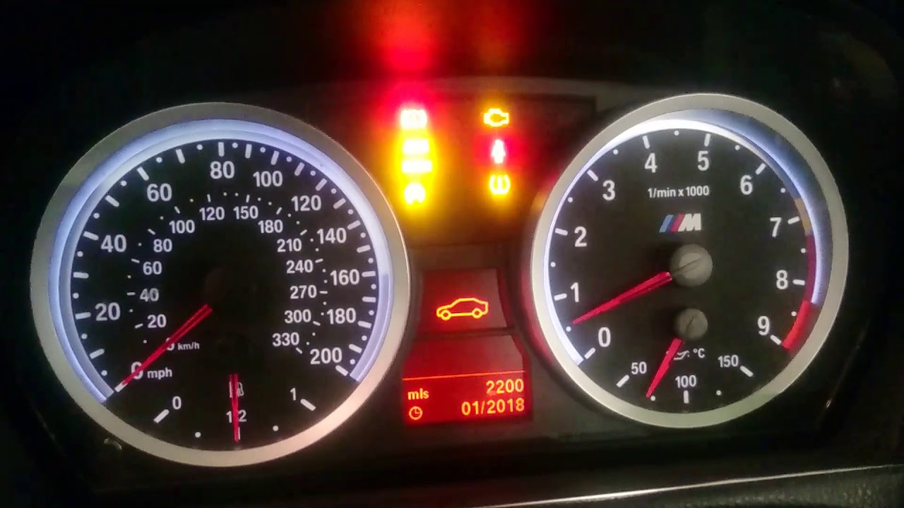 BMW M3 cluster in 335i fully coded conversion