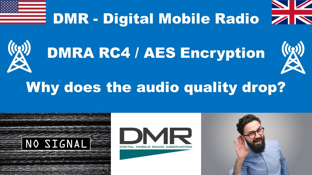 🇺🇸 🇬🇧 [EN] DMR - DMRA RC4/AES encryption, Why is the audio quality decreasing ?