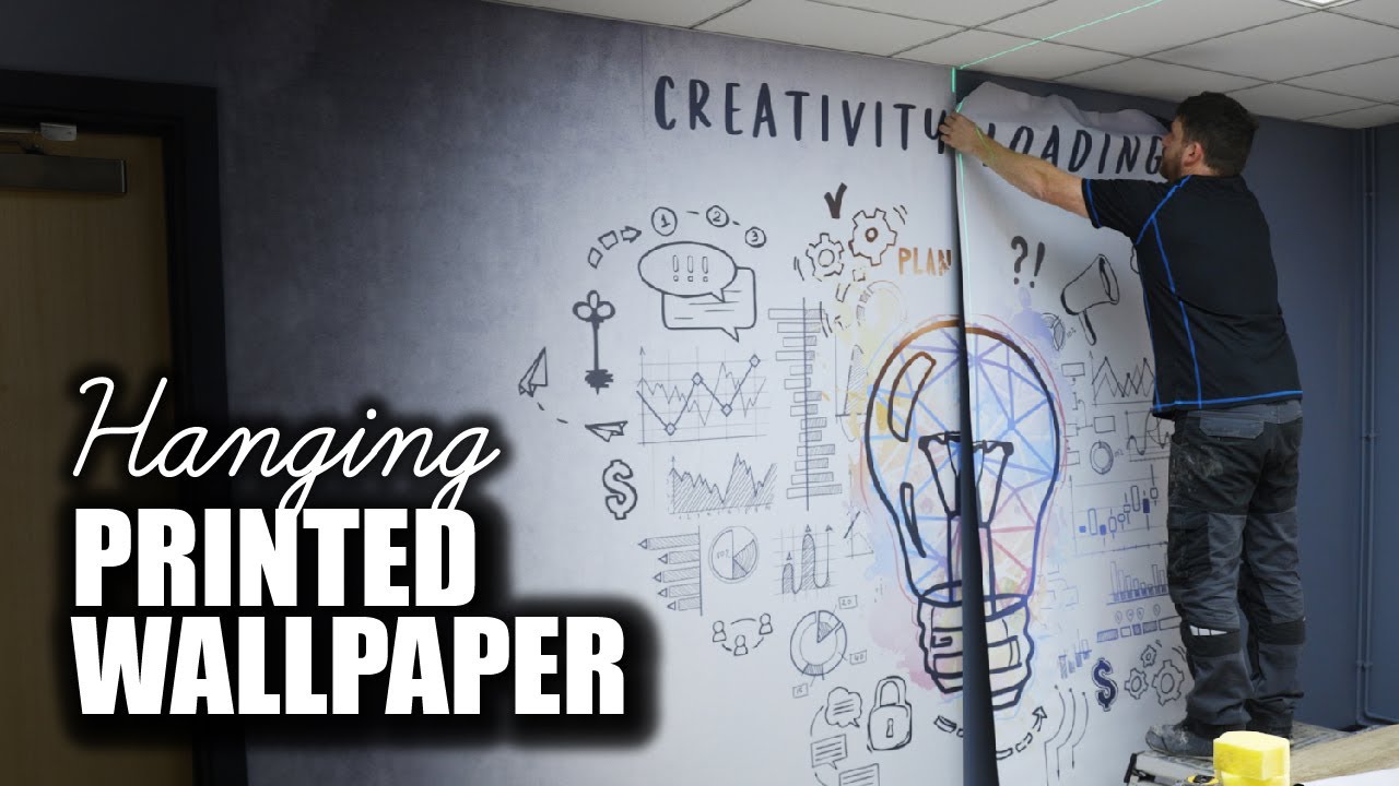 How to Hang Custom Designed Wall Wallpaper | Great Installation Tips!
