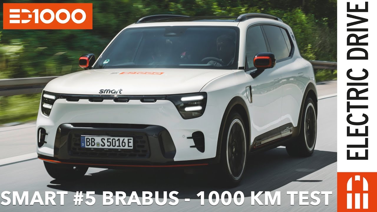 smart #5 BRABUS Test | Wie schnell lädt er wirklich? ED 1000 2025 | Electric Drive