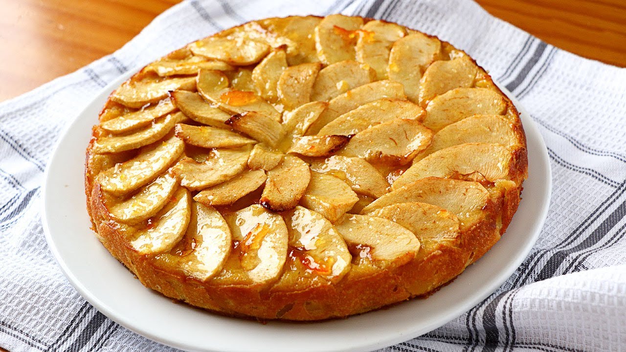 Tarta de manzana. Receta FÁCIL y RÁPIDA - Postres y tartas fáciles