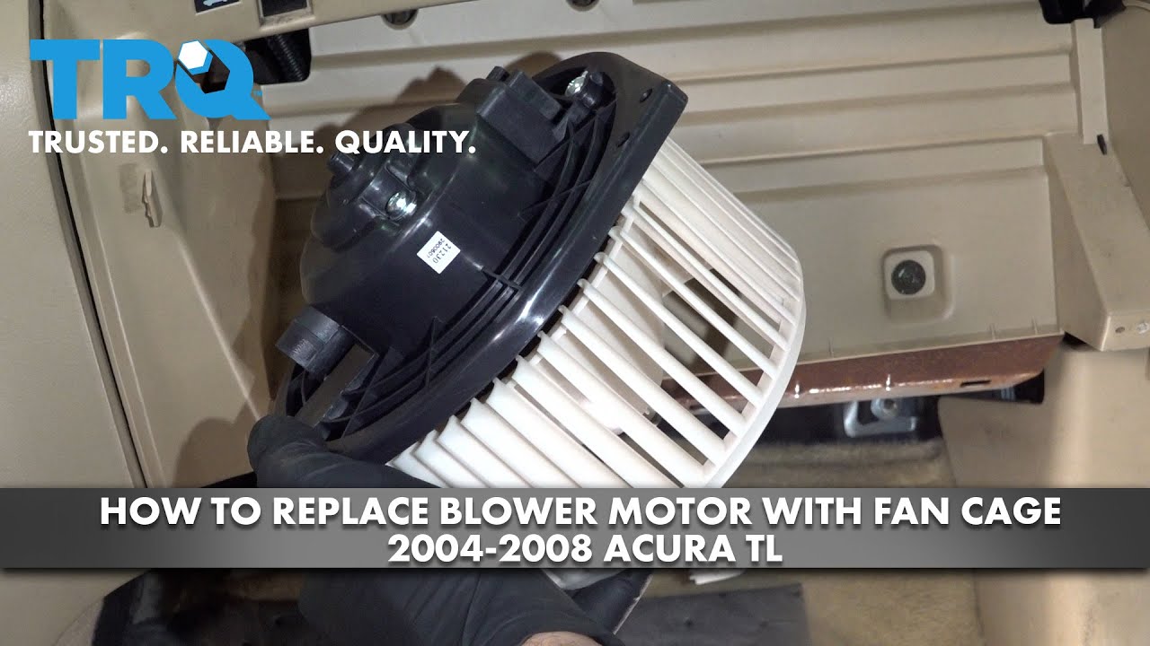 How to Replace Blower Motor with Fan Cage 2004-2008 Acura TL