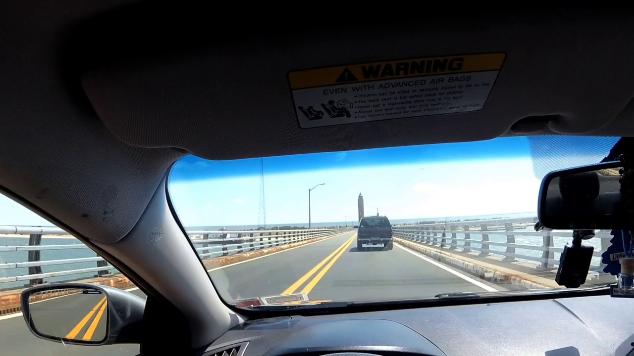 Driving to Robert Moses. 2 Mile Bridge.