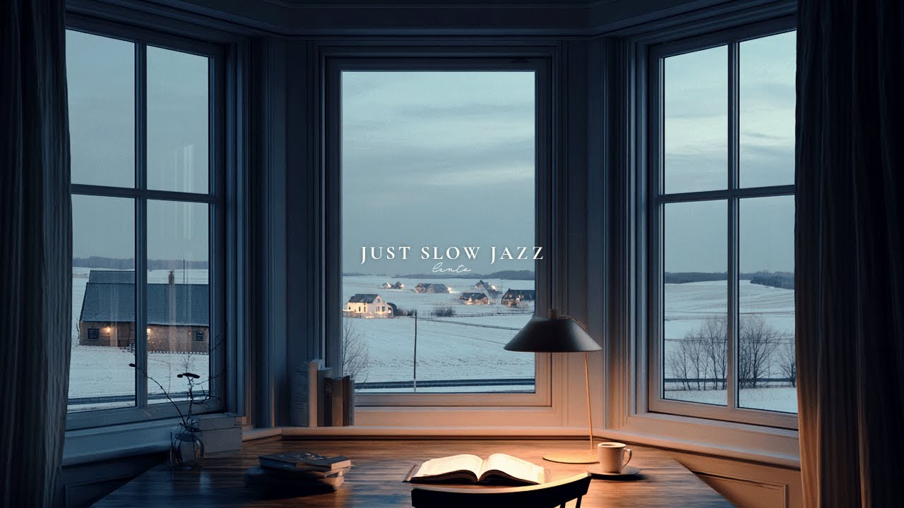 Snowy Fields Outside, Just Slow Jazz | Winter Jazz Playlist