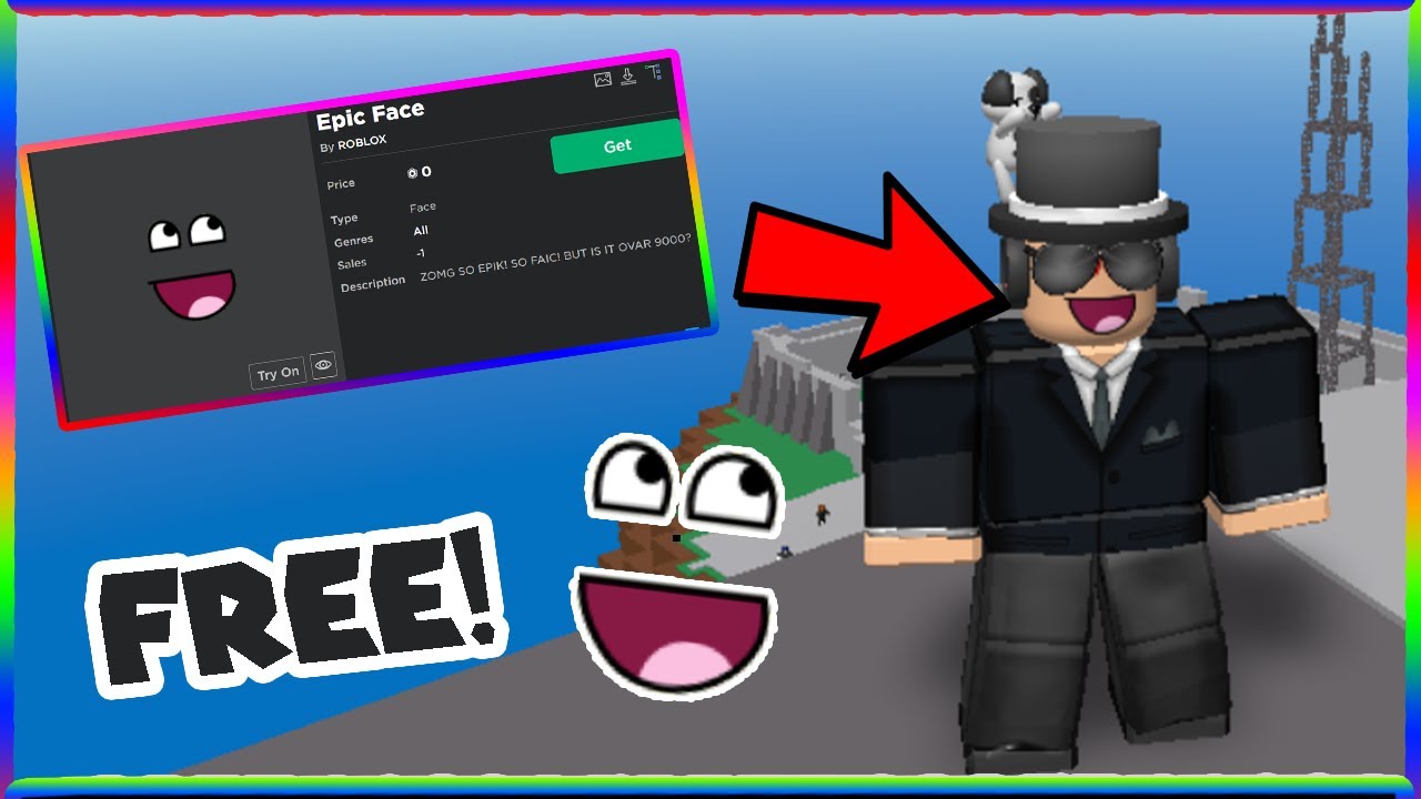 КАК ПОЛУЧИТЬ ЭПИЧНОЕ ЛИЦО В ROBLOX БЕСПЛАТНО