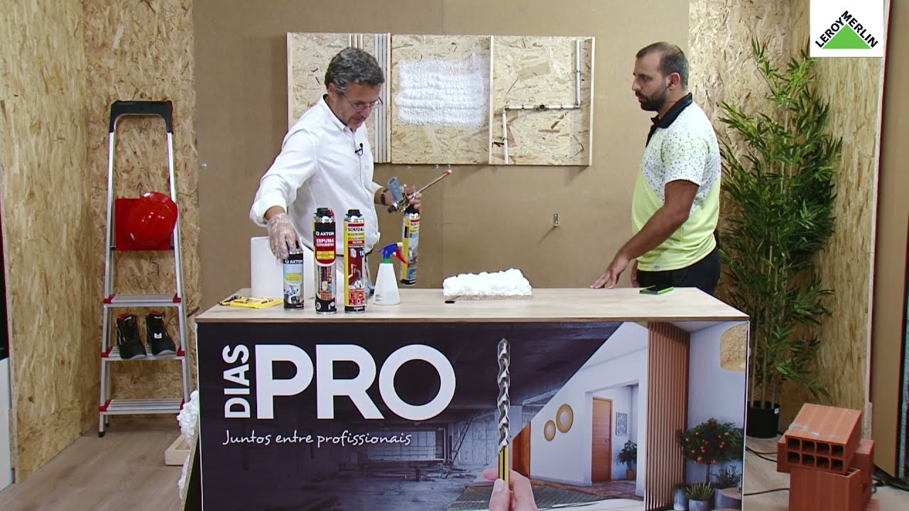 Isolo e preencho espaços ocos com espuma projetável, com a SOUDAL - Workshop da Casa | LEROY MERLIN