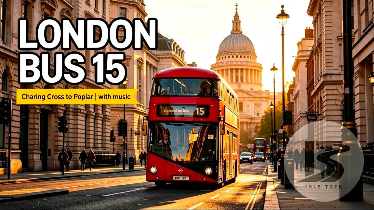 London Bus Route 15 | Charing Cross to Poplar - Full Double Decker Journey | With Music