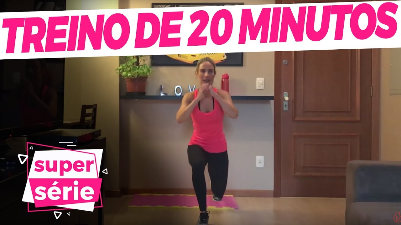 Queime MUITA GORDURA em apenas 20 MINUTOS treinando EM CASA!! | Programa Mulheres Fit