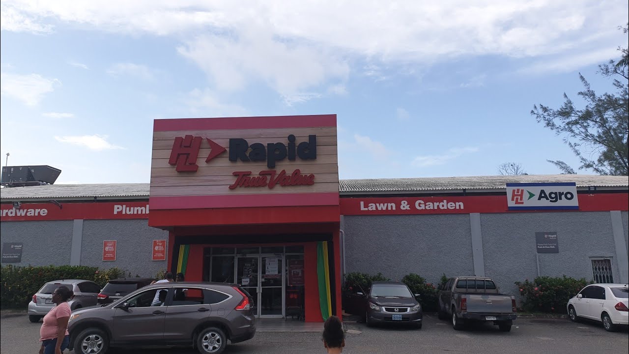 Shopping at Rapid Hardware..Ocho Rios..Tiles..Windows..Doors and more