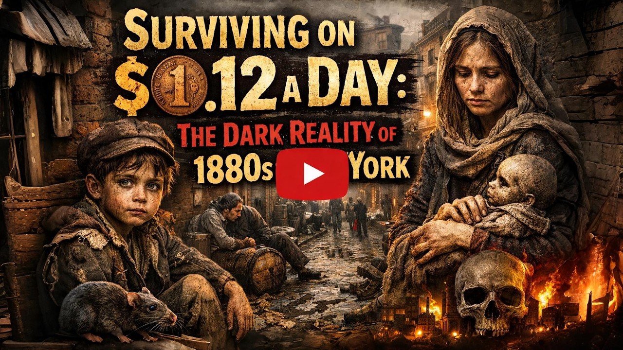 Surviving on $0.12 a Day: The Dark Reality of 1880s New York | Boring History for Sleep