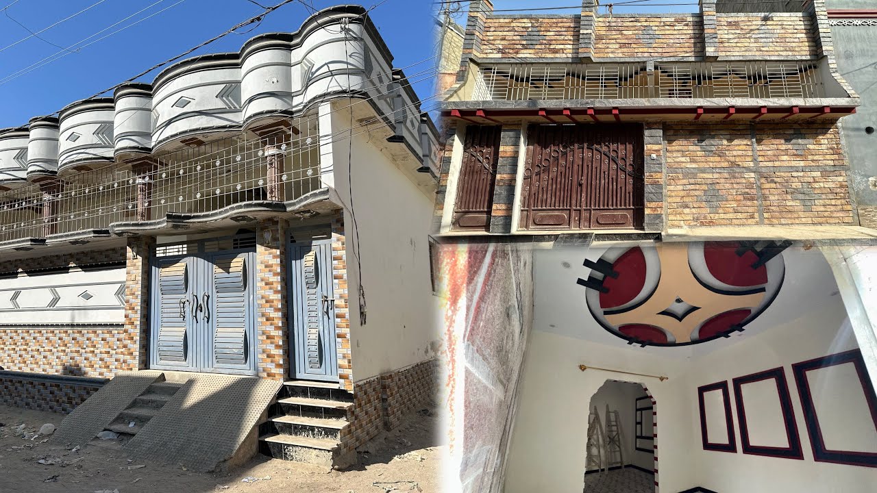 Low cost house 124 sq yd 84 sq yd kda leez full fancy tile marble Surjani town ma Al documents clear