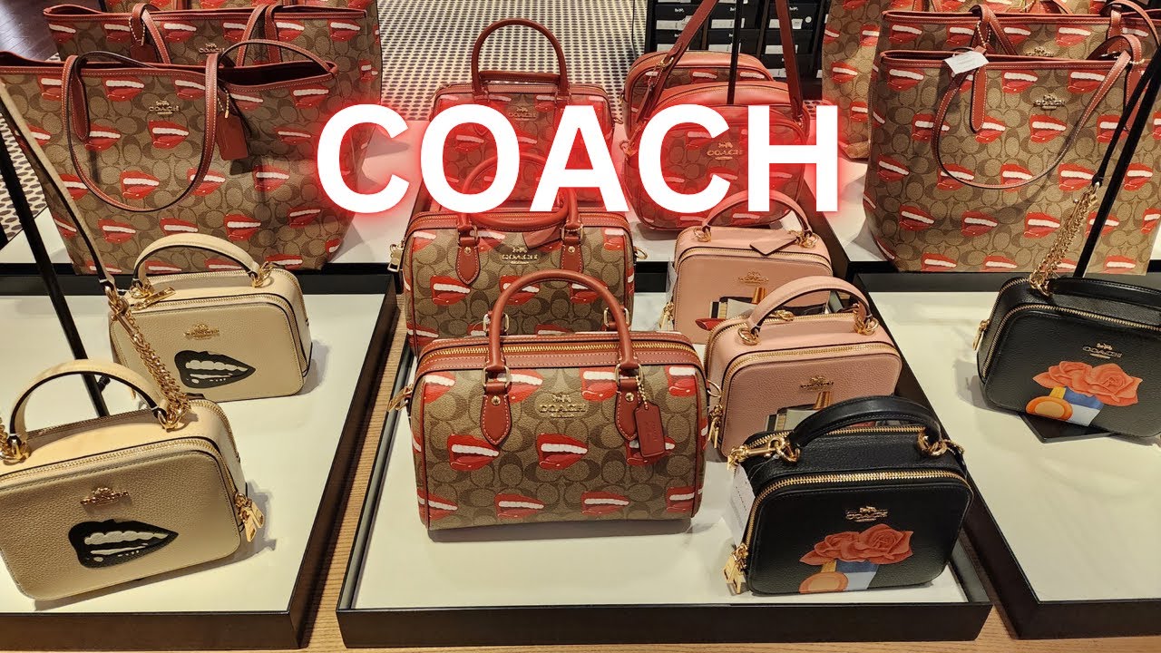 COACH OUTLET ☆ X TOM WESSELMANN☆ROWAN SATCHEL IN SIGNATURE CANVAS and MORE NEW FIND @ COACH!‼️
