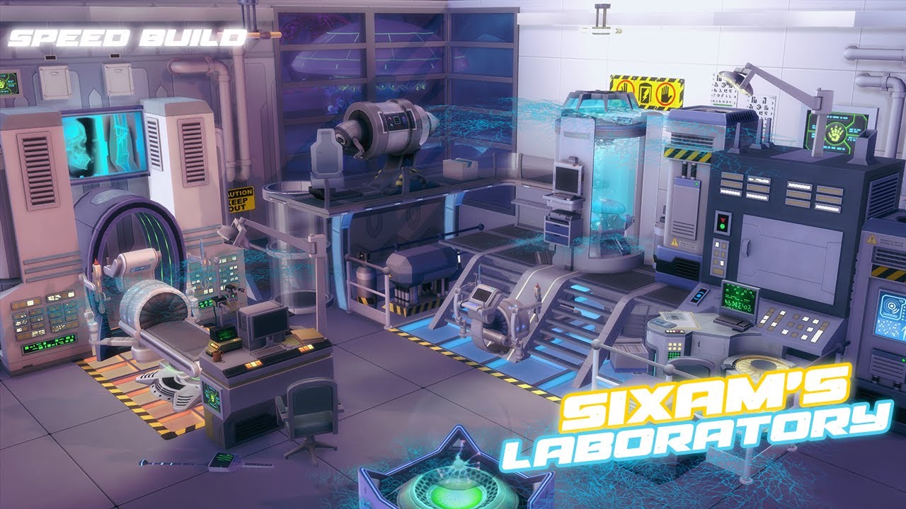 Sixam's Laboratory 🧪 | Speed Build | The Sims 4 | CC free + DL
