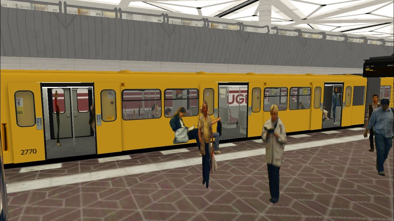 TRS 2004 U Bahn Berlin F84 2770 U55 TXL Express