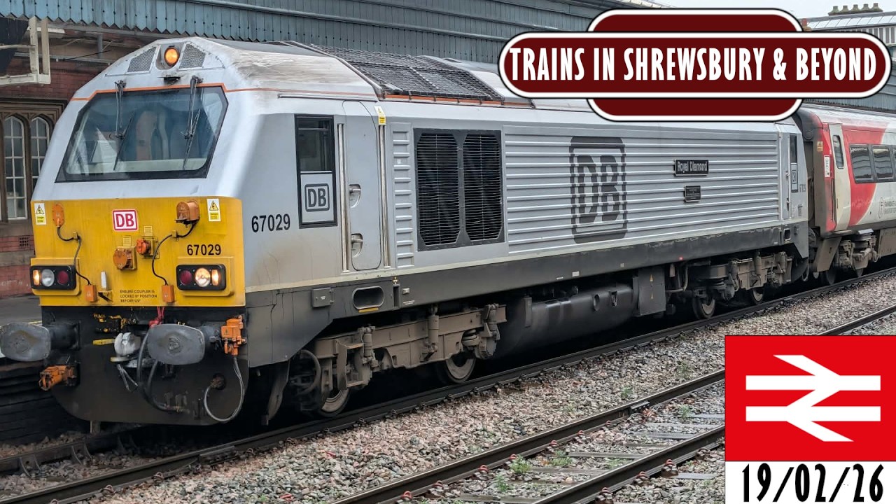 Trains In Shrewsbury 19/02/26