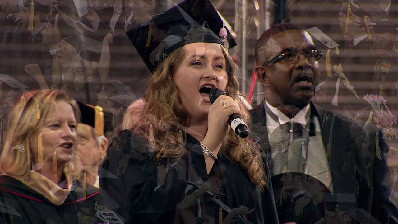 Undergraduate Ceremony, National Anthem and Alma Mater