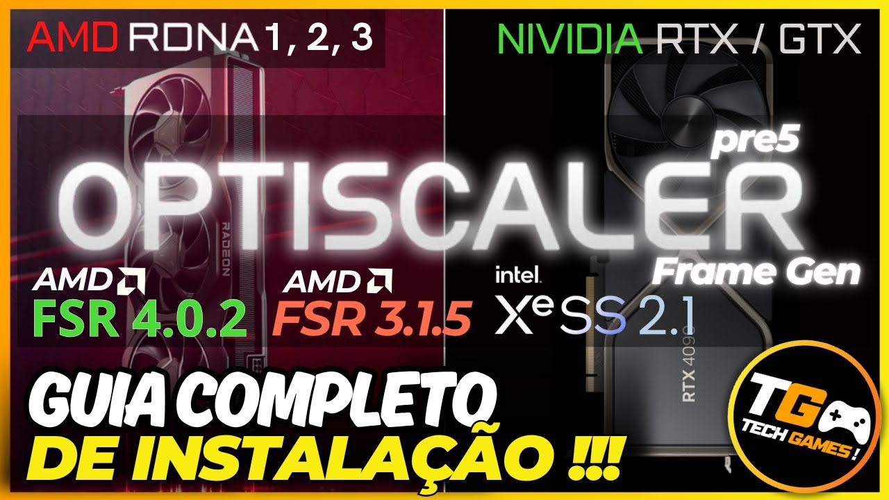 🔥SAIU!!! OptiScaler Pre5 &mdash; Guia Completo de Instala&ccedil;&atilde;o! Ative Frame Gen em QUASE TODOS os JOGOS! 🔥
