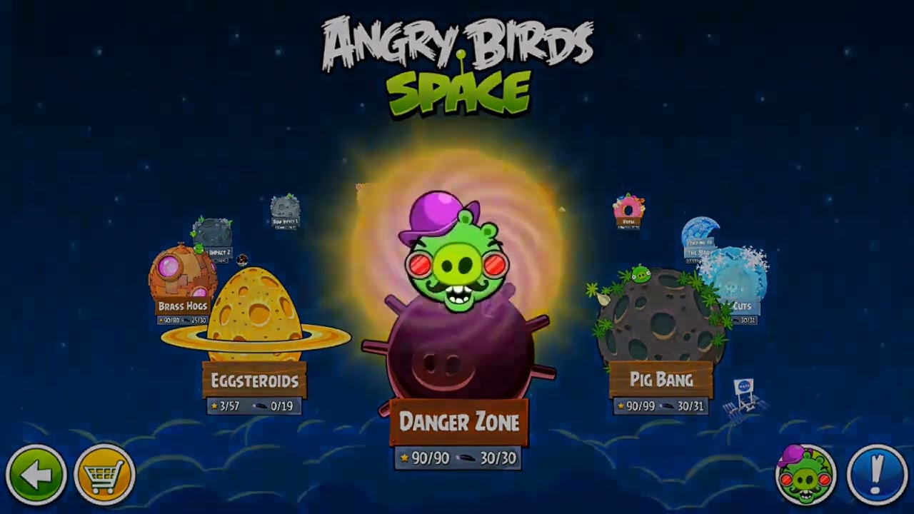 Angry Birds Space Beta Prototype Space Eagle in Eggsteroids? and Eggsteroids levels in Mirror World?
