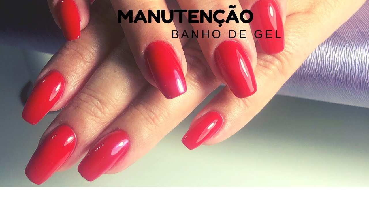 Manutenção de banho de gel passo a passo!