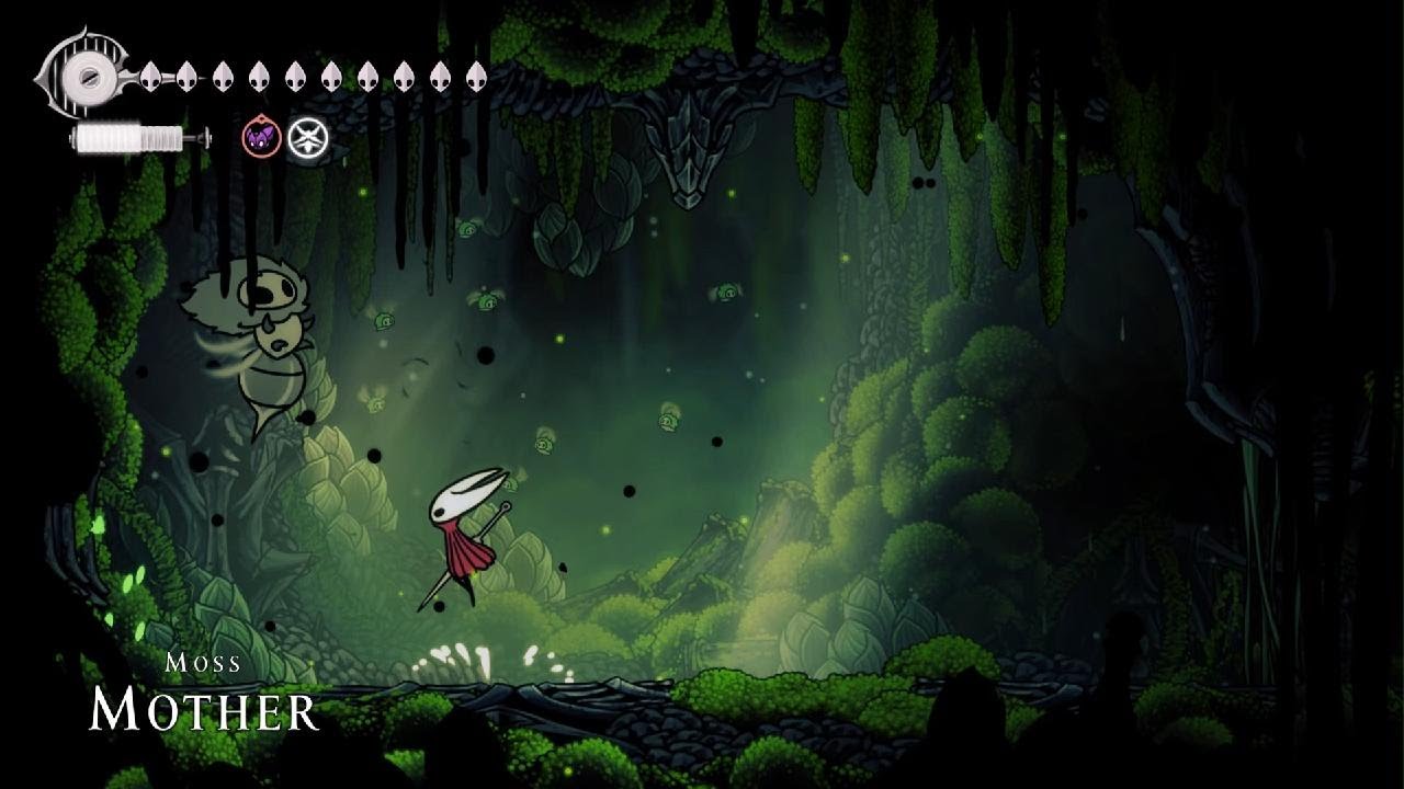 Double Moss Mother (Void) Boss - Hollow Knight Silksong