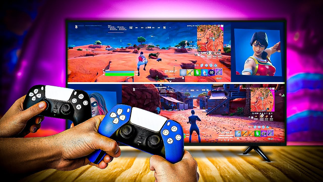 Cómo Jugar Fortnite en pantalla dividida en PS5 Fácil y rápido 🔥
