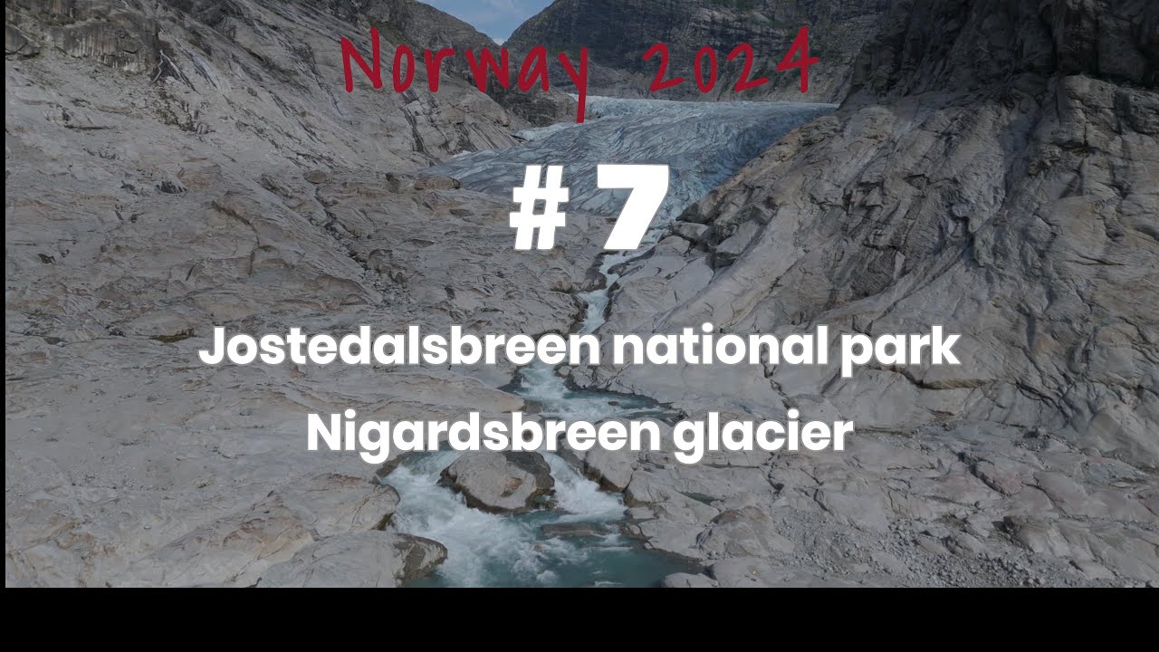Norway 2024 #7  Nigardsbreen glacier in the Jostedalsbreen national park  DJI Air 3