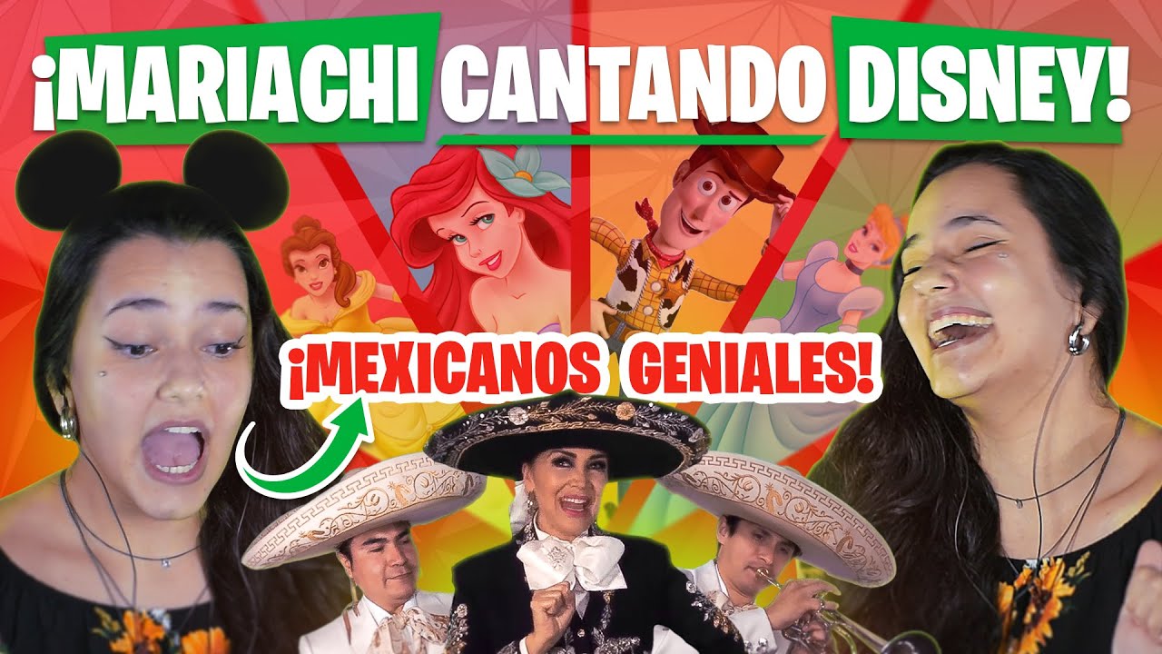 BRASILEÑA REACCIONA a Los Mariachi Disney - feat. Aida Cuevas 🎻 | Reaccionando a México