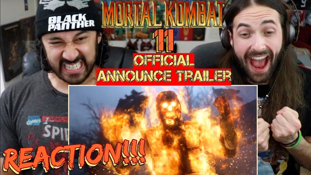 MORTAL KOMBAT 11 - Official Announce TRAILER REACTION!!!