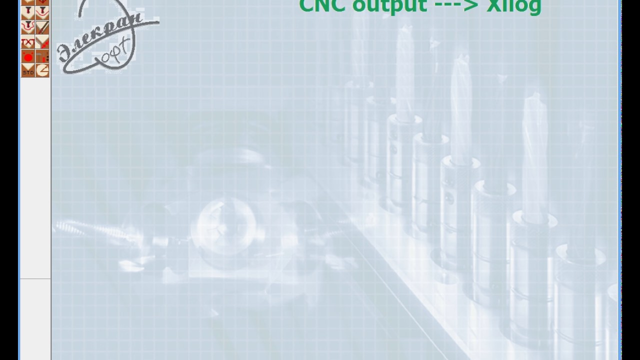 CNC-output Xilog